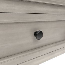 TREXM Console Table/Sofa Table with Storage Drawers and Bottom Shelf for Entryway Hallway (Gray Wash)