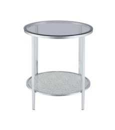 Frostine - Side Table - Silver