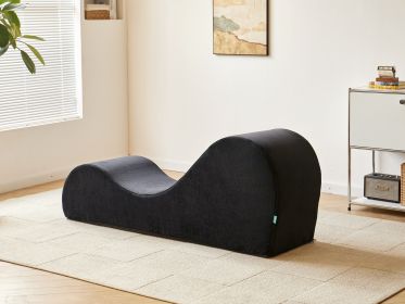 Solace Yoga Chaise Lounge Chair for Stretching, Relaxation & Exercise, Ergonomic Design with Soft Yet Firm High-Density Foam Core